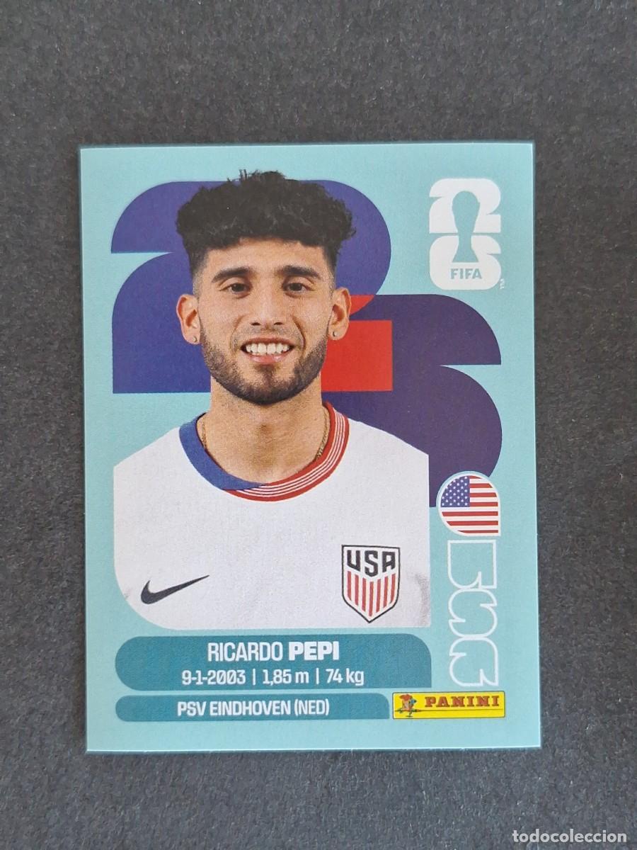 Cromos de F&uacute;tbol: L2 PEPI SELECCION USA 18 PANINI MUNDIAL FIFA WORLD CUP 2026 PANINI NUNCA PEGADO SIN PEGAR