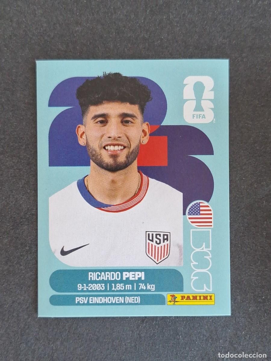 Cromos de F&uacute;tbol: L2 PEPI SELECCION USA 18 PANINI MUNDIAL FIFA WORLD CUP 2026 PANINI NUNCA PEGADO SIN PEGAR