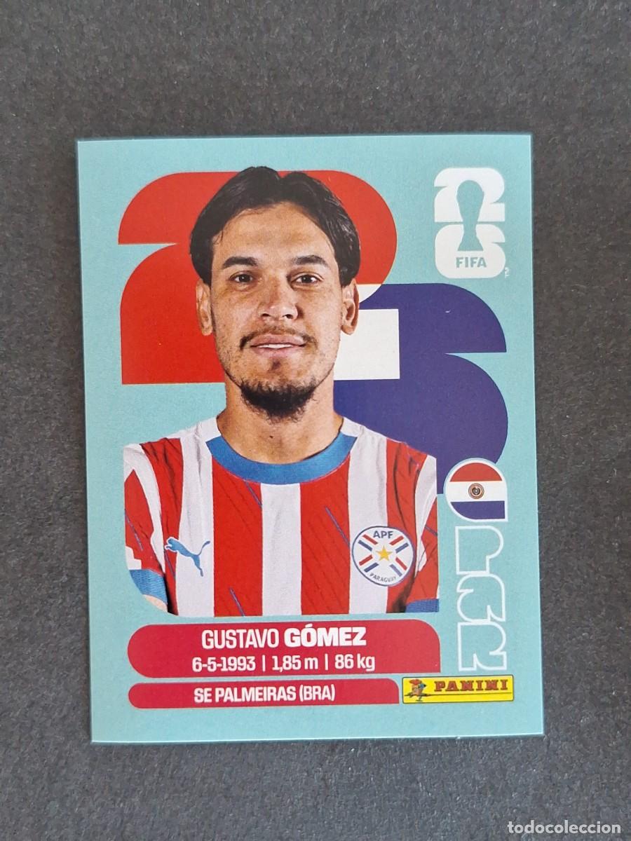Cromos de F&uacute;tbol: L2 GOMEZ SELECCION PARAGUAY 4 PANINI MUNDIAL FIFA WORLD CUP 2026 PANINI NUNCA PEGADO SIN PEGAR