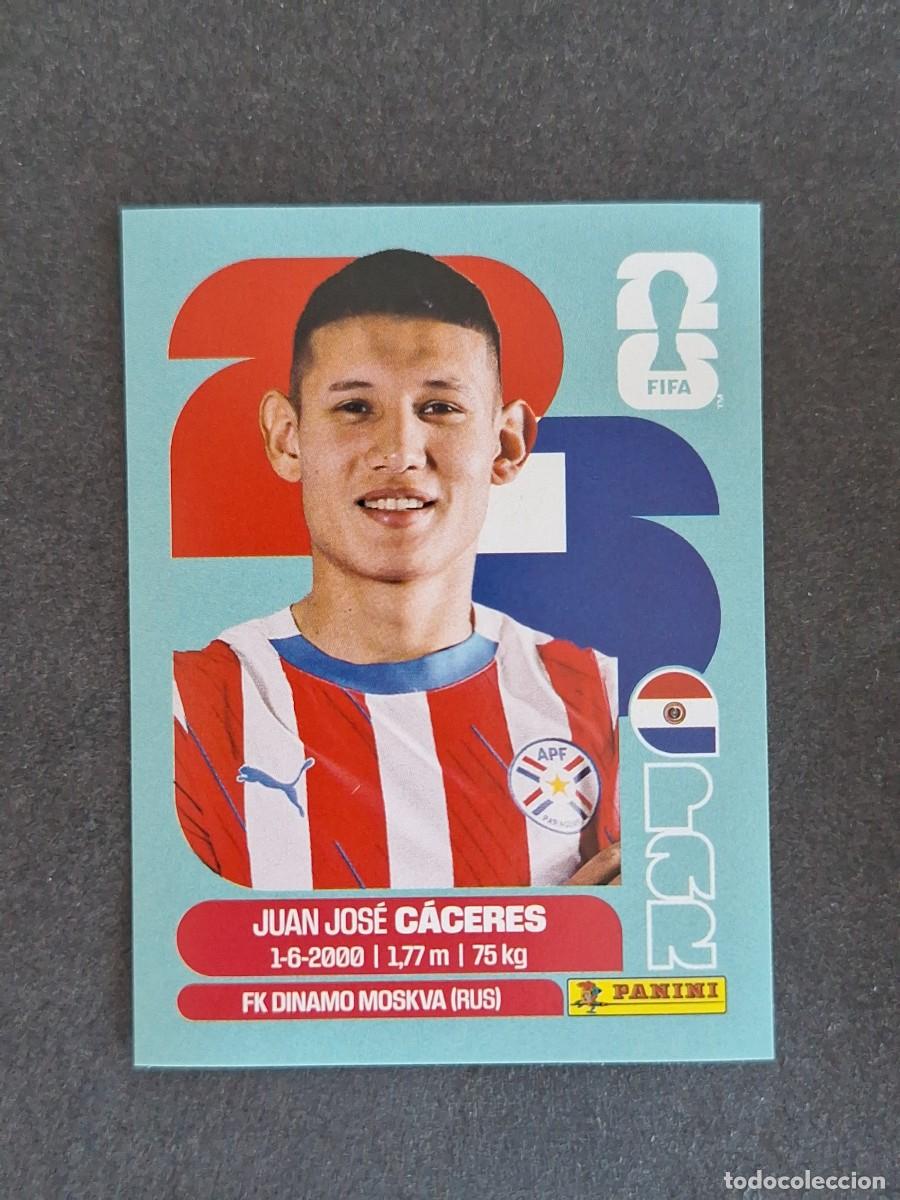 Cromos de F&uacute;tbol: L2 CACERES SELECCION PARAGUAY 6 PANINI MUNDIAL FIFA WORLD CUP 2026 PANINI NUNCA PEGADO SIN PEGAR