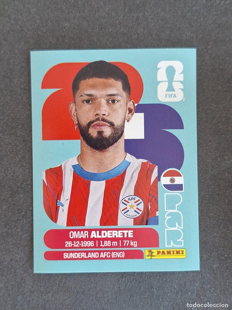 Cromos de F&uacute;tbol: L2 ALDERETE SELECCION PARAGUAY 7 PANINI MUNDIAL FIFA WORLD CUP 2026 PANINI NUNCA PEGADO SIN PEGAR