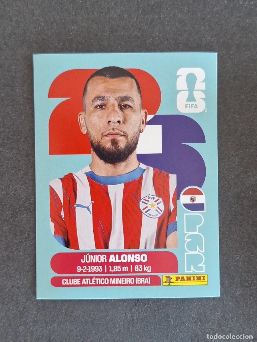 Cromos de F&uacute;tbol: L2 ALONSO SELECCION PARAGUAY 8 PANINI MUNDIAL FIFA WORLD CUP 2026 PANINI NUNCA PEGADO SIN PEGAR