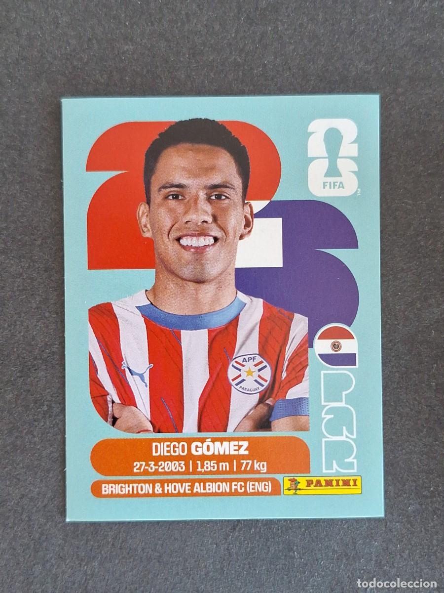 Cromos de F&uacute;tbol: L2 GOMEZ SELECCION PARAGUAY 10 PANINI MUNDIAL FIFA WORLD CUP 2026 PANINI NUNCA PEGADO SIN PEGAR