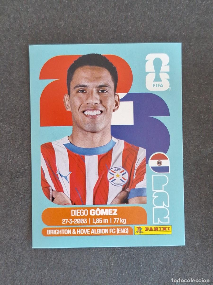 Cromos de F&uacute;tbol: L2 GOMEZ SELECCION PARAGUAY 10 PANINI MUNDIAL FIFA WORLD CUP 2026 PANINI NUNCA PEGADO SIN PEGAR