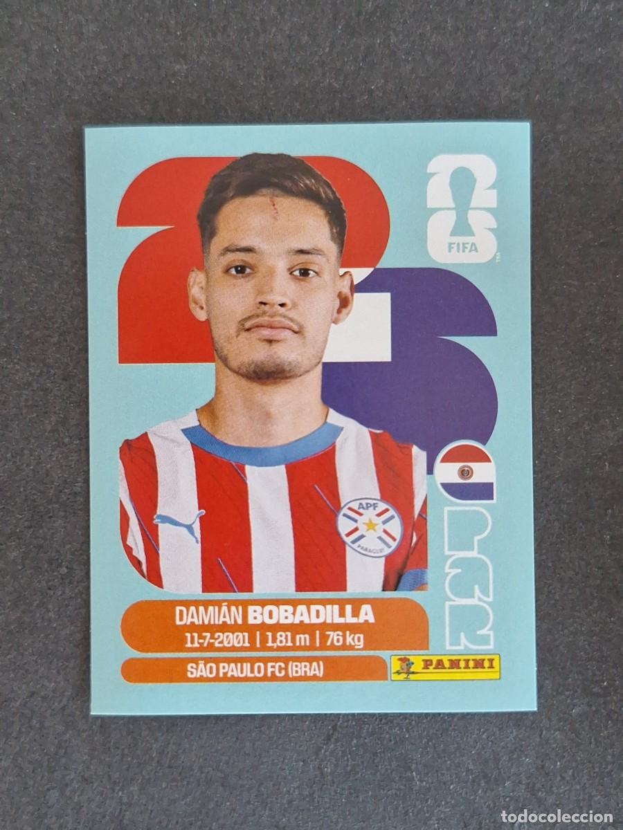 Cromos de F&uacute;tbol: L2 BOBADILLA SELECCION PARAGUAY 11 PANINI MUNDIAL FIFA WORLD CUP 2026 PANINI NUNCA PEGADO SIN PEGAR