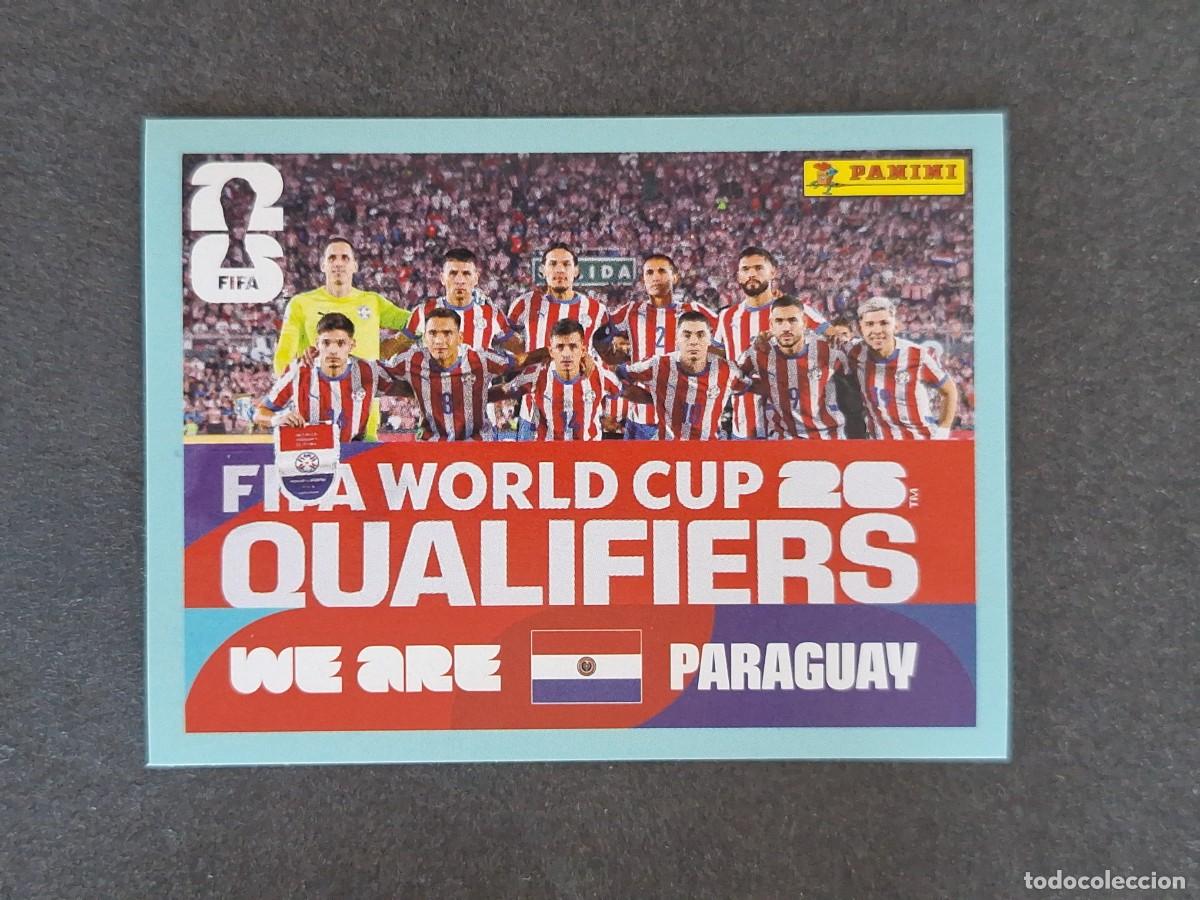 Cromos de F&uacute;tbol: L2 EQUIPO SELECCION PARAGUAY 13 PANINI MUNDIAL FIFA WORLD CUP 2026 PANINI NUNCA PEGADO SIN PEGAR