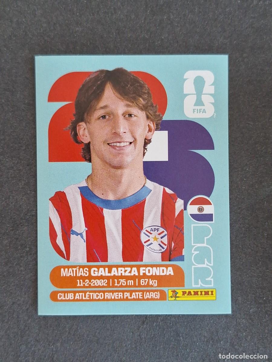 Cromos de F&uacute;tbol: L2 GALARZA FONDA SELECCION PARAGUAY 14 PANINI MUNDIAL FIFA WORLD CUP 2026 PANINI NUNCA PEGADO