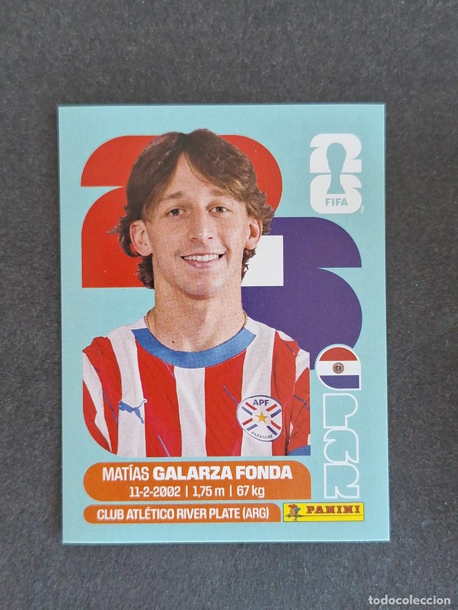 Cromos de F&uacute;tbol: L2 GALARZA FONDA SELECCION PARAGUAY 14 PANINI MUNDIAL FIFA WORLD CUP 2026 PANINI NUNCA PEGADO