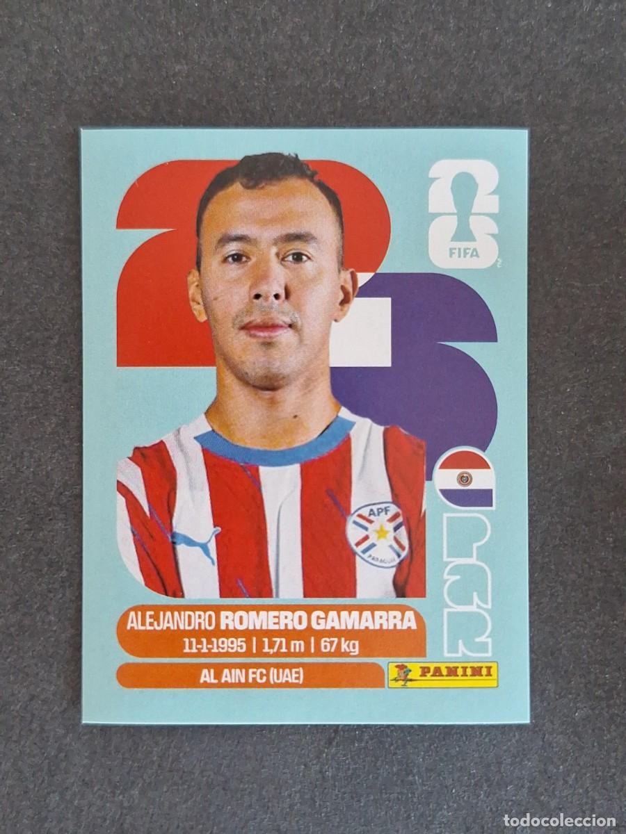 Cromos de F&uacute;tbol: L2 ROMERO GAMARRA SELECCION PARAGUAY 16 PANINI MUNDIAL FIFA WORLD CUP 2026 PANINI NUNCA PEGADO