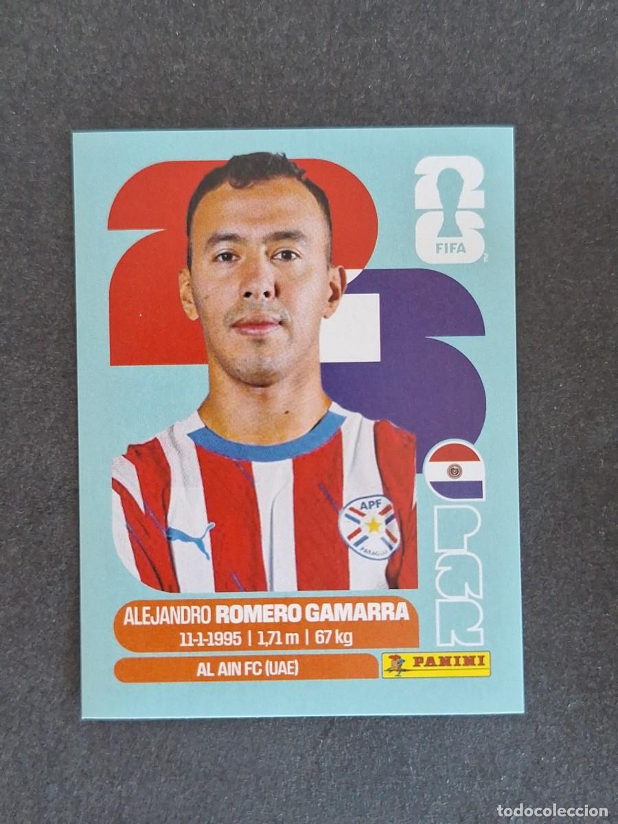 Cromos de F&uacute;tbol: L2 ROMERO GAMARRA SELECCION PARAGUAY 16 PANINI MUNDIAL FIFA WORLD CUP 2026 PANINI NUNCA PEGADO