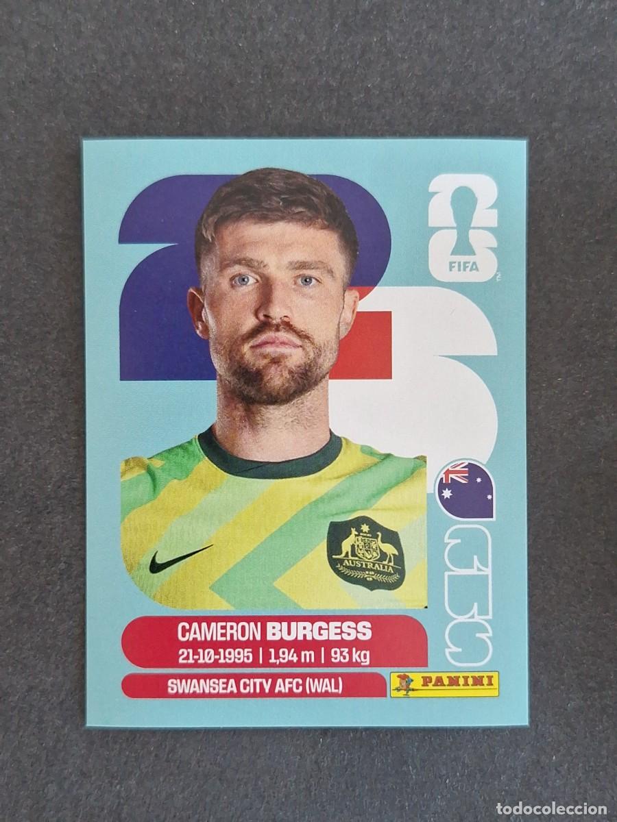 Cromos de F&uacute;tbol: L2 BURGESS SELECCION AUSTRALIA 8 PANINI MUNDIAL FIFA WORLD CUP 2026 PANINI NUNCA PEGADO SIN PEGAR