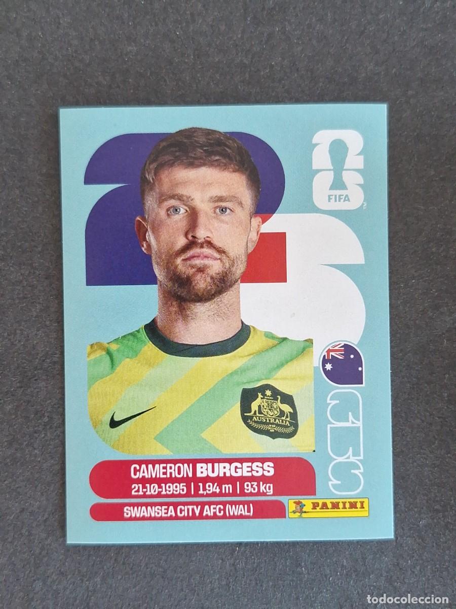 Cromos de F&uacute;tbol: L2 BURGESS SELECCION AUSTRALIA 8 PANINI MUNDIAL FIFA WORLD CUP 2026 PANINI NUNCA PEGADO SIN PEGAR