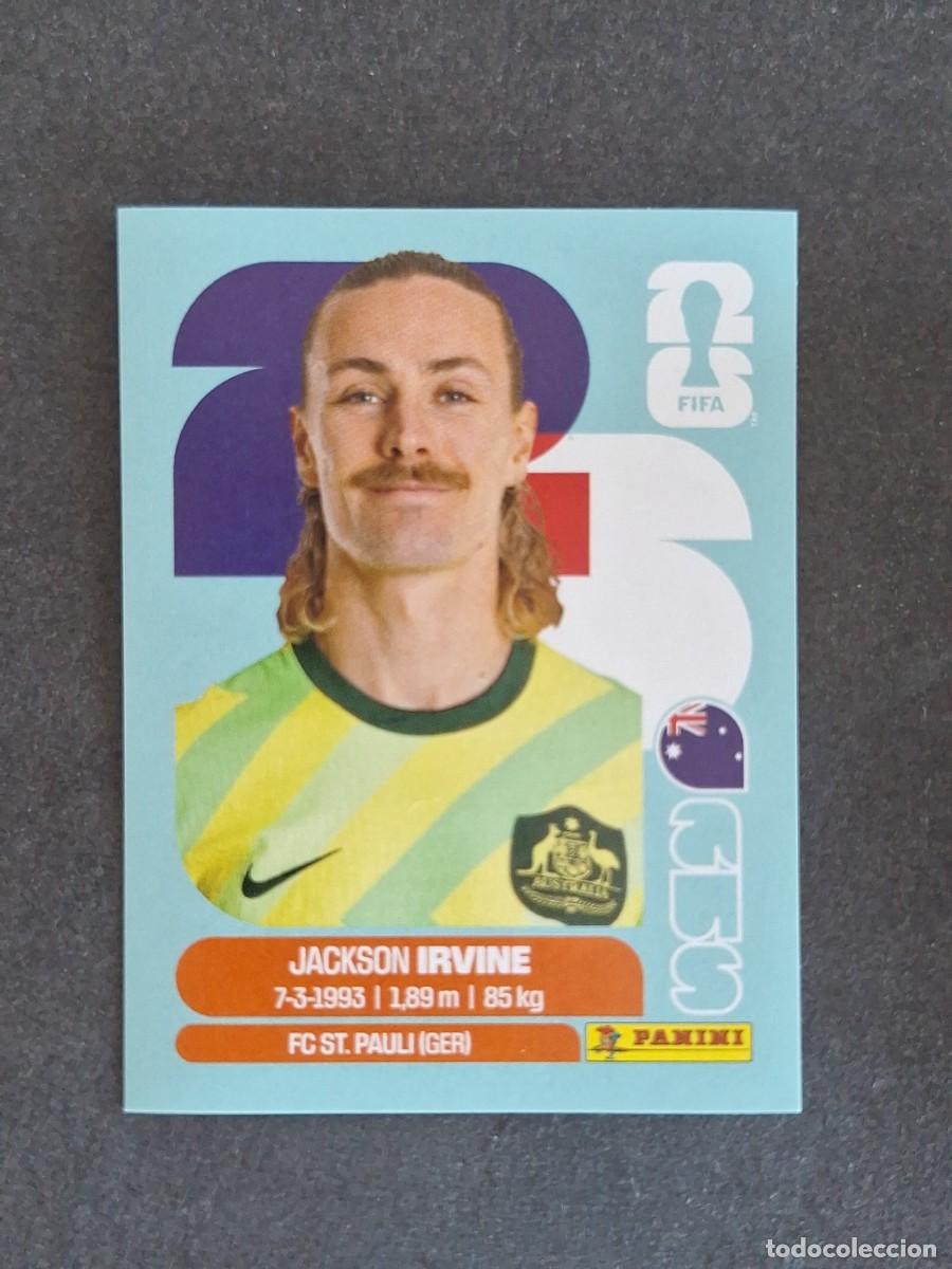 Cromos de F&uacute;tbol: L2 IRVINE SELECCION AUSTRALIA 11 PANINI MUNDIAL FIFA WORLD CUP 2026 PANINI NUNCA PEGADO SIN PEGAR