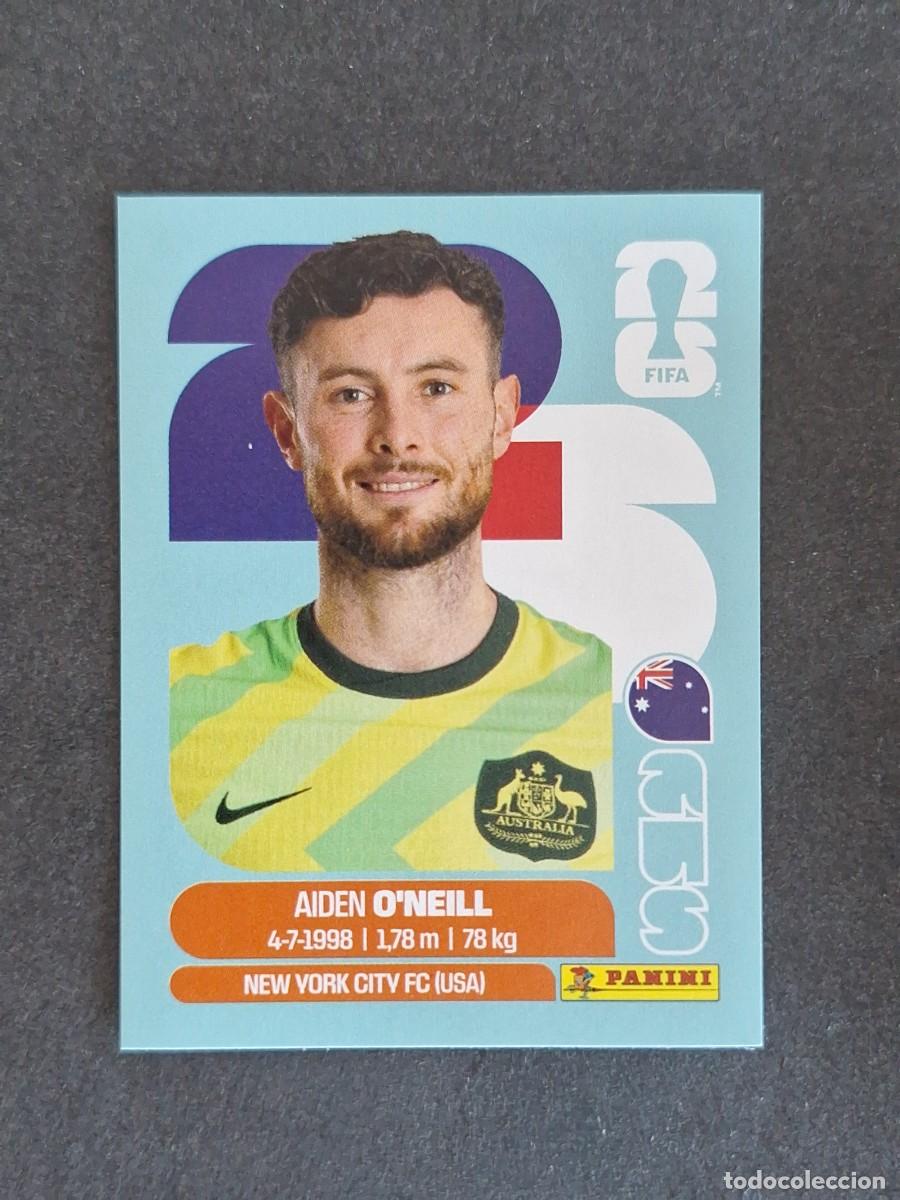 Cromos de F&uacute;tbol: L2 O'NEILL SELECCION AUSTRALIA 14 PANINI MUNDIAL FIFA WORLD CUP 2026 PANINI NUNCA PEGADO SIN PEGAR