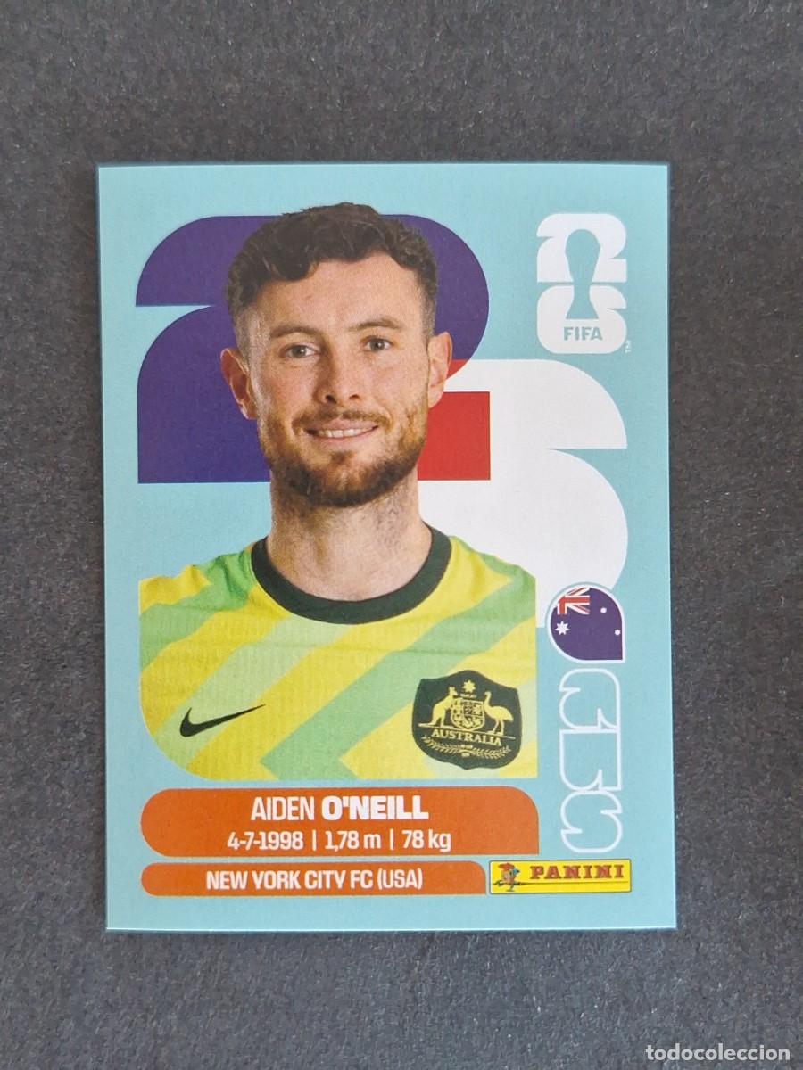 Cromos de F&uacute;tbol: L2 O'NEILL SELECCION AUSTRALIA 14 PANINI MUNDIAL FIFA WORLD CUP 2026 PANINI NUNCA PEGADO SIN PEGAR
