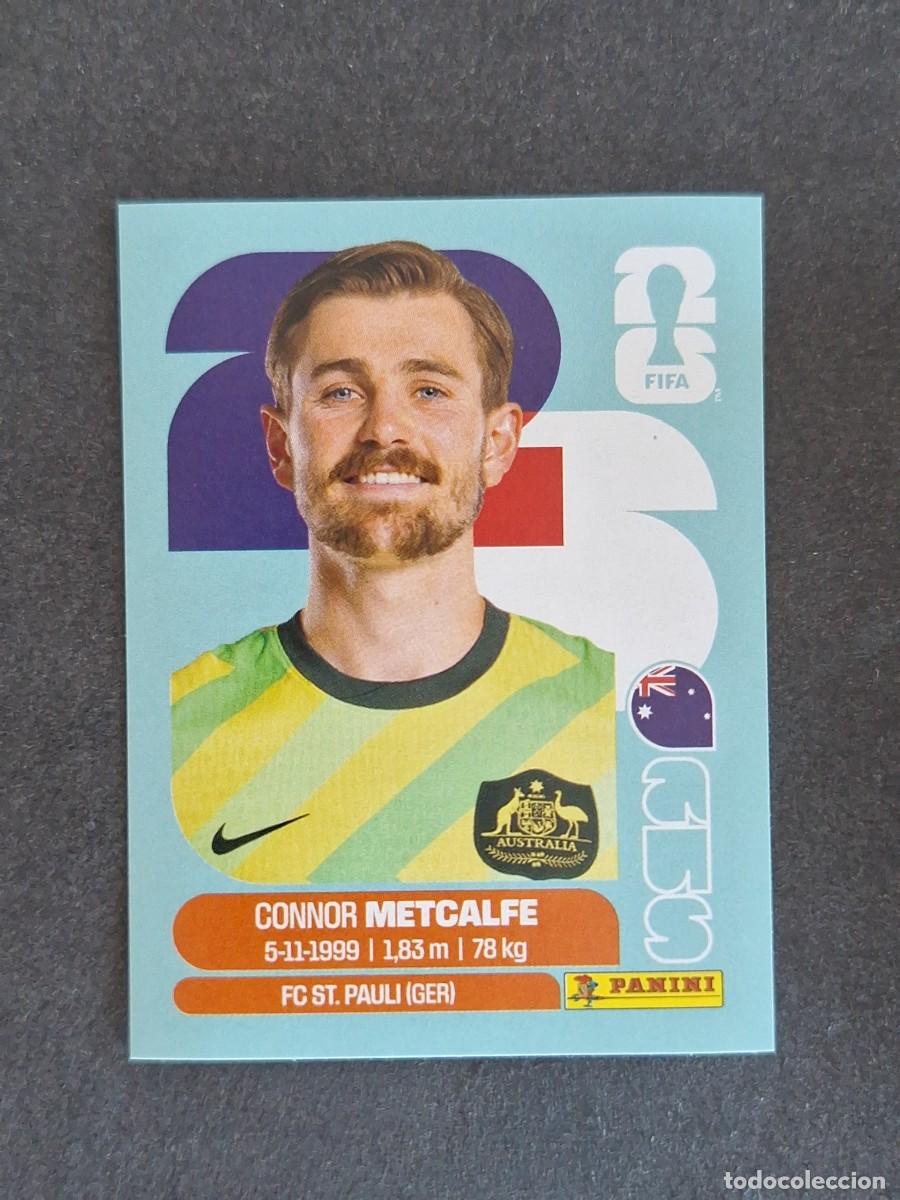 Cromos de F&uacute;tbol: L2 METCALFE SELECCION AUSTRALIA 15 PANINI MUNDIAL FIFA WORLD CUP 2026 PANINI NUNCA PEGADO SIN PEGAR