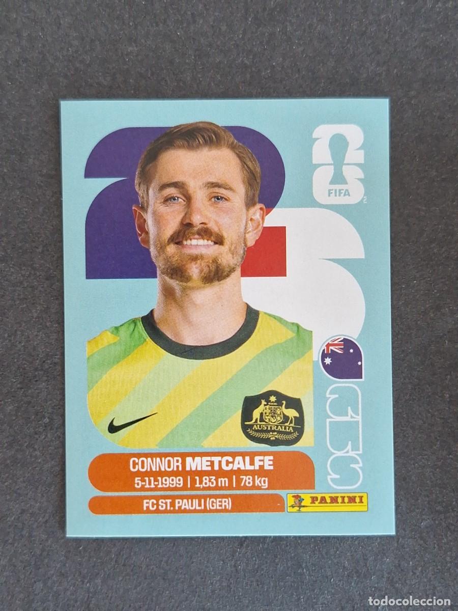 Cromos de F&uacute;tbol: L2 METCALFE SELECCION AUSTRALIA 15 PANINI MUNDIAL FIFA WORLD CUP 2026 PANINI NUNCA PEGADO SIN PEGAR
