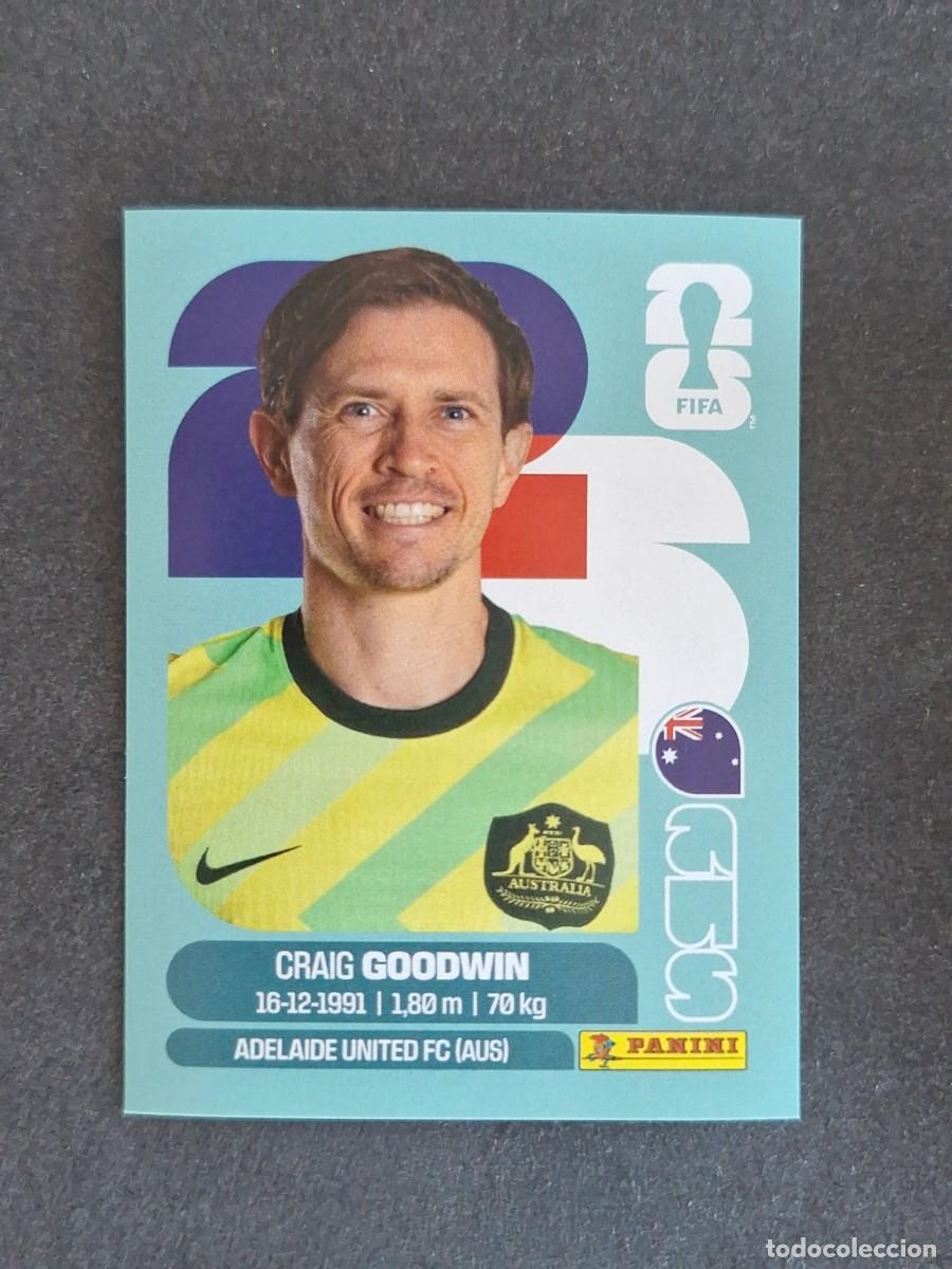 Cromos de F&uacute;tbol: L2 GOODWIN SELECCION AUSTRALIA 17 PANINI MUNDIAL FIFA WORLD CUP 2026 PANINI NUNCA PEGADO SIN PEGAR