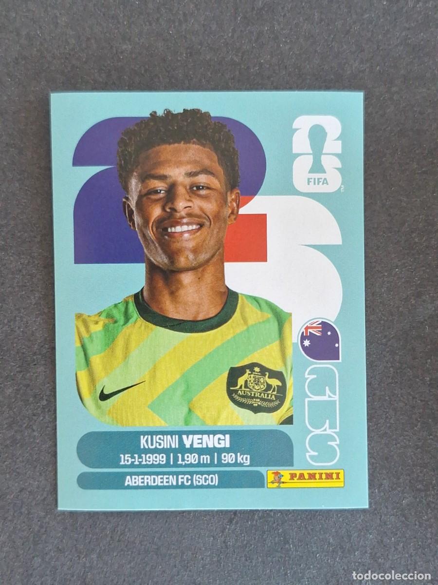 Cromos de F&uacute;tbol: L2 YENGI SELECCION AUSTRALIA 18 PANINI MUNDIAL FIFA WORLD CUP 2026 PANINI NUNCA PEGADO SIN PEGAR