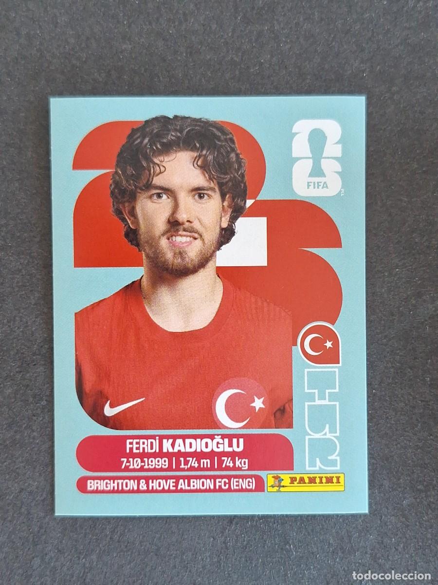 Cromos de F&uacute;tbol: L2 KADIOGLU SELECCION TURQUIA 8 PANINI MUNDIAL FIFA WORLD CUP 2026 PANINI NUNCA PEGADO SIN PEGAR