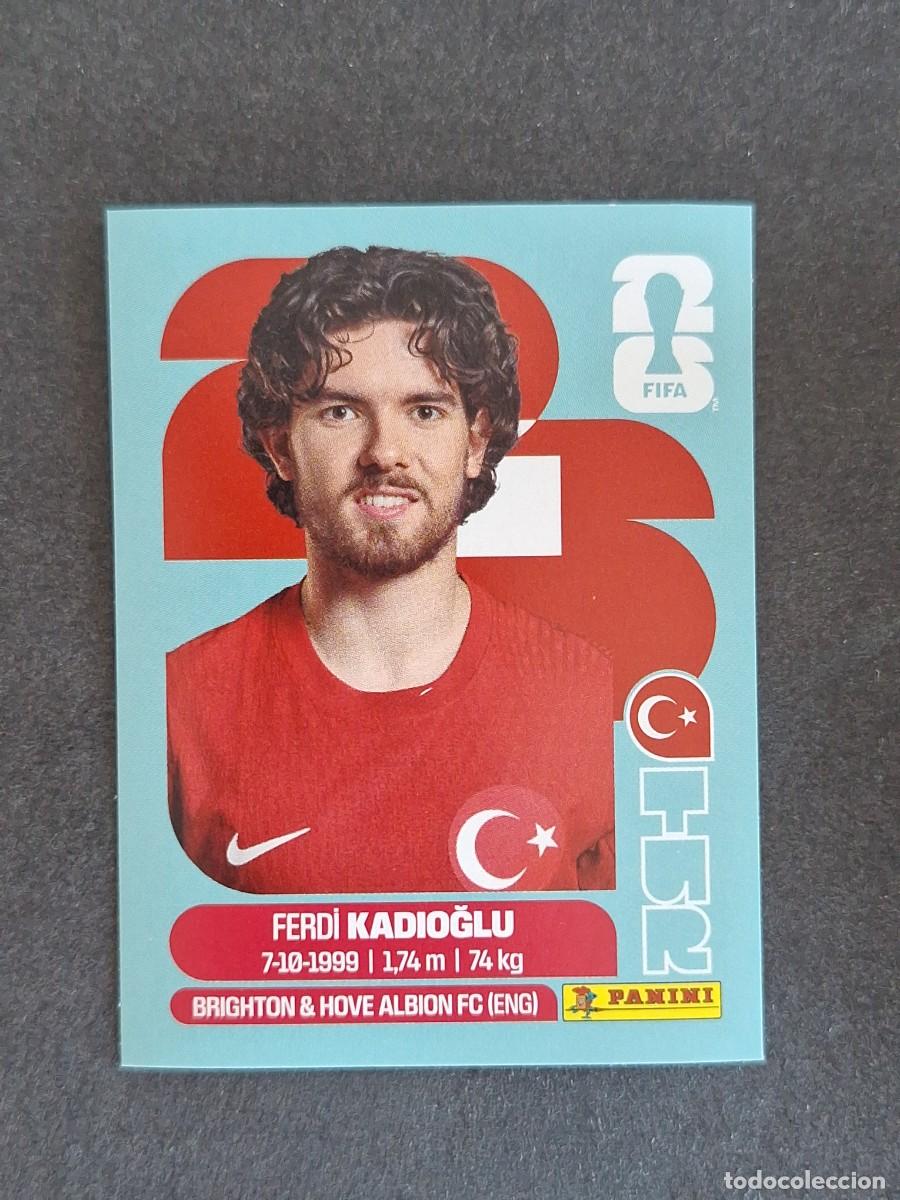 Cromos de F&uacute;tbol: L2 KADIOGLU SELECCION TURQUIA 8 PANINI MUNDIAL FIFA WORLD CUP 2026 PANINI NUNCA PEGADO SIN PEGAR