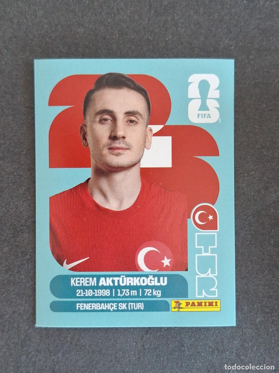 Cromos de F&uacute;tbol: L2 AKT&Uuml;RKOGLU SELECCION TURQUIA 19 PANINI MUNDIAL FIFA WORLD CUP 2026 PANINI NUNCA PEGADO SIN PEGAR
