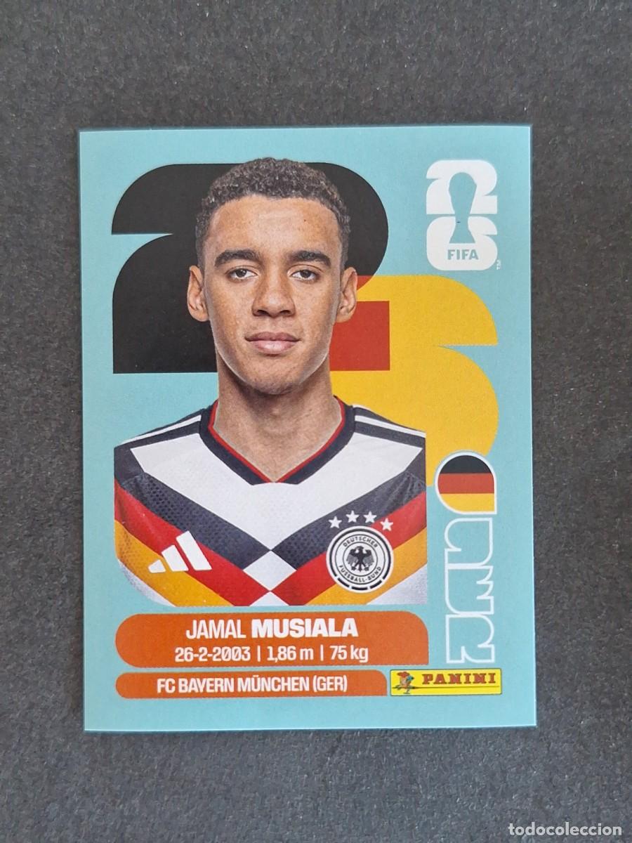 Cromos de F&uacute;tbol: L2 MUSIALA SELECCION ALEMANIA 15 PANINI MUNDIAL FIFA WORLD CUP 2026 PANINI NUNCA PEGADO SIN PEGAR