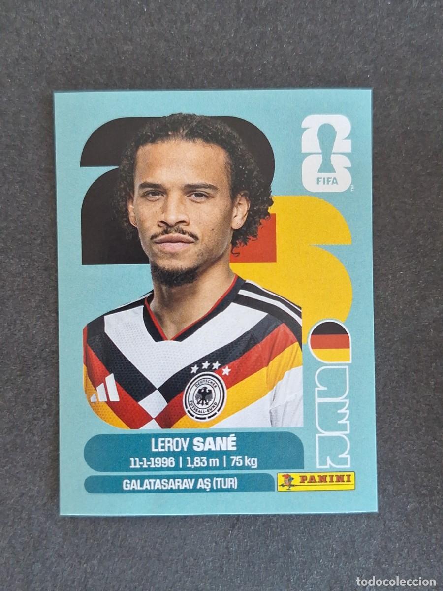 Cromos de F&uacute;tbol: L2 SANE SELECCION ALEMANIA 18 PANINI MUNDIAL FIFA WORLD CUP 2026 PANINI NUNCA PEGADO SIN PEGAR