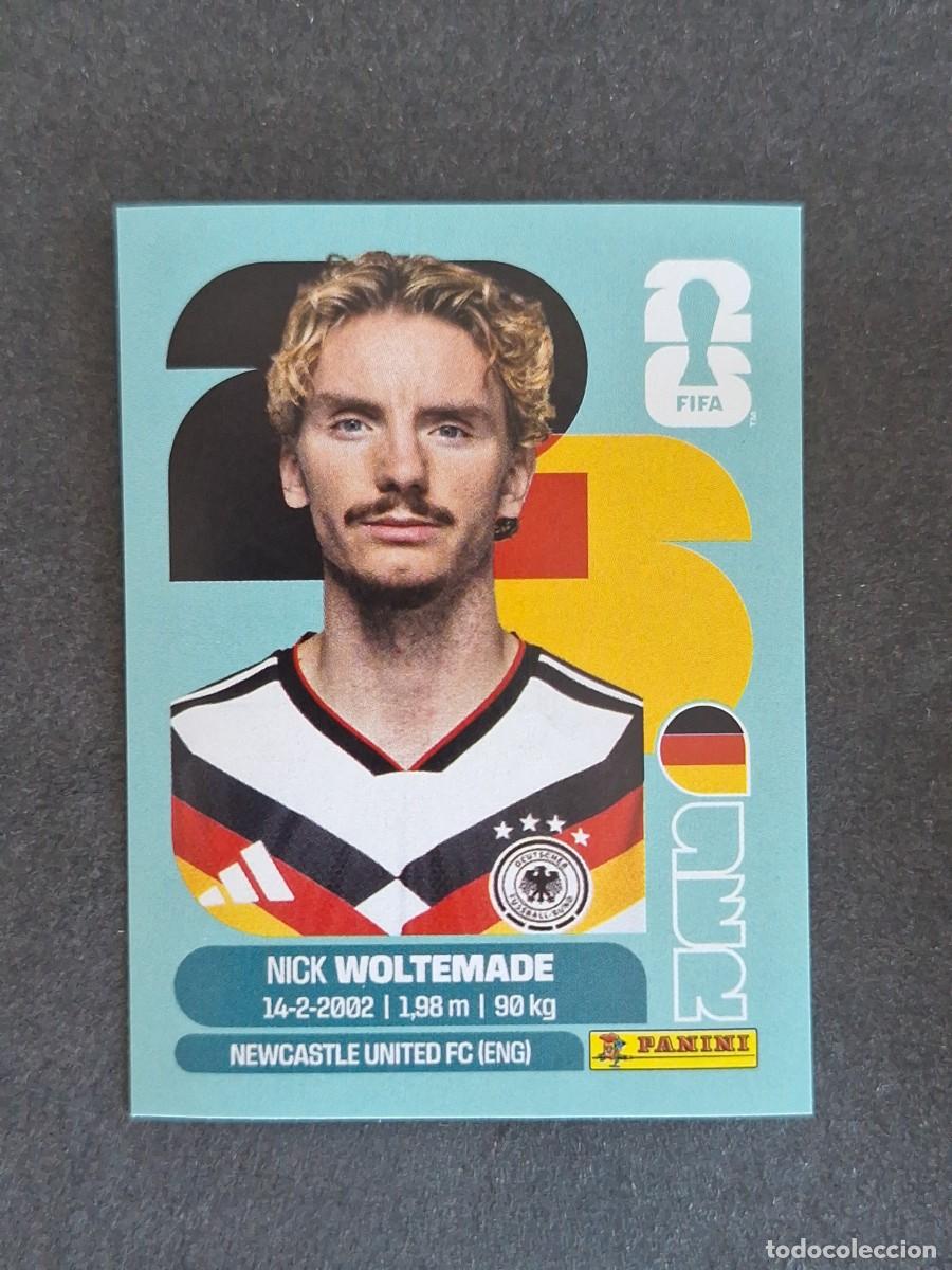 Cromos de F&uacute;tbol: L2 WOLTEMADE SELECCION ALEMANIA 20 PANINI MUNDIAL FIFA WORLD CUP 2026 PANINI NUNCA PEGADO SIN PEGAR