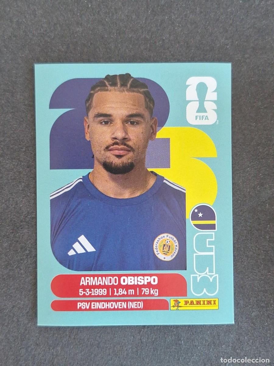 Cromos de F&uacute;tbol: L2 OBISPO SELECCION CURA&Ccedil;AO 3 PANINI MUNDIAL FIFA WORLD CUP 2026 PANINI NUNCA PEGADO SIN PEGAR