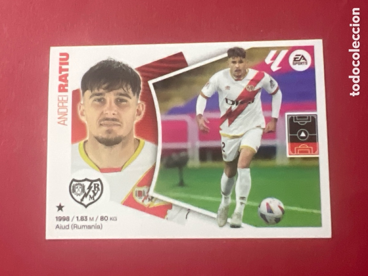 Cromos de F&uacute;tbol: C7075. 5B Ratiu, Rayo Vallecano, Panini Ediciones Liga Este 2024 2025 24 25, 5 B