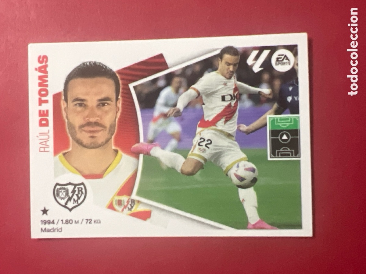 Cromos de F&uacute;tbol: C7103. 19 DE TOMAS RAYO VALLECANO LIGA ESTE 2024 2025 PANINI 24 25