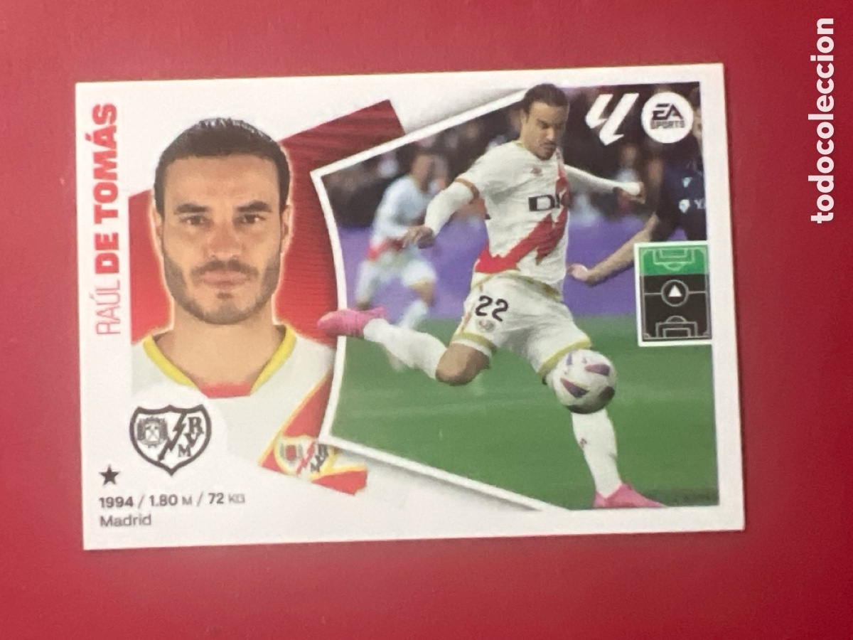 Cromos de F&uacute;tbol: C7107. 19 DE TOMAS RAYO VALLECANO LIGA ESTE 2024 2025 PANINI 24 25