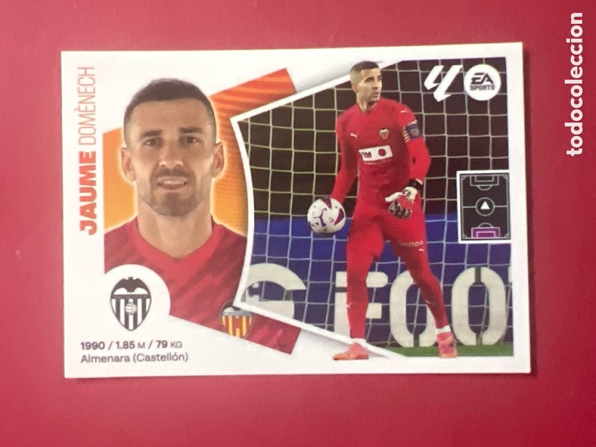 Cromos de F&uacute;tbol: C7116. 4 JAUME VALENCIA CF CROMOS ALBUM EDICIONES LIGA ESTE 2024 2025 24 25