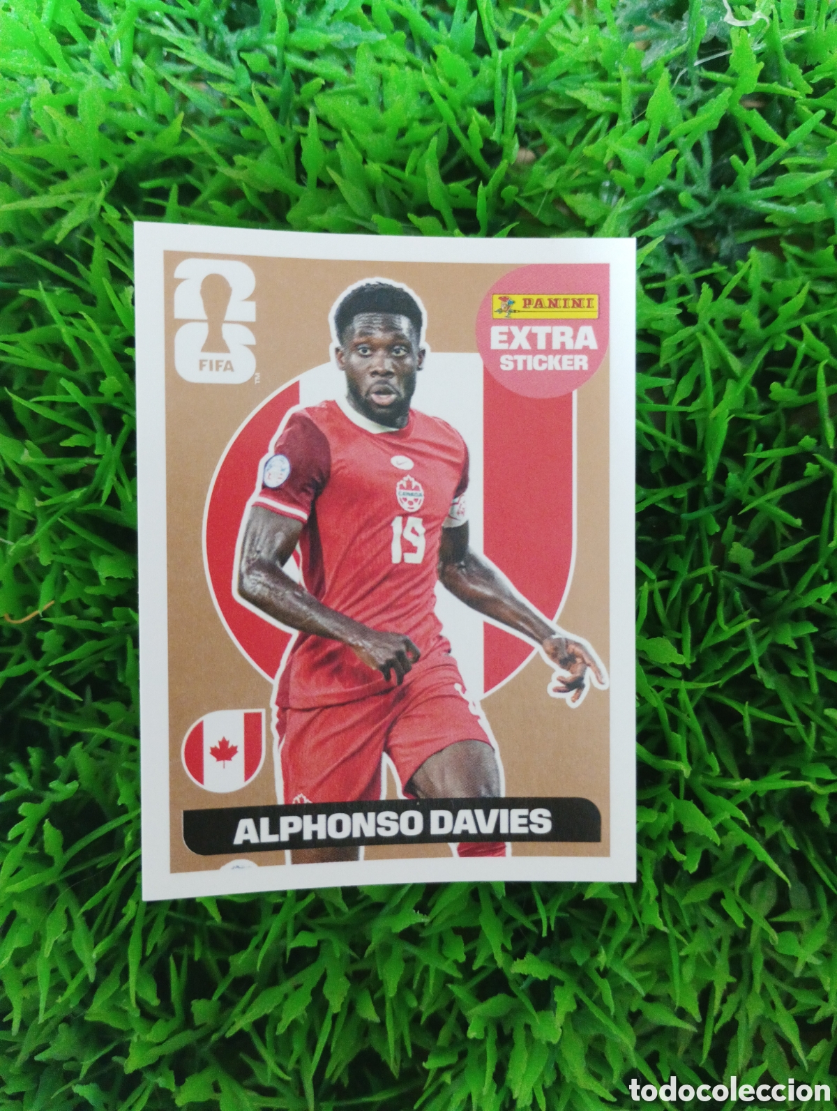 Football Stickers: Davies Canada Mundial Fifa World Cup 2026 Extra Sticker NUNCA PEGADO