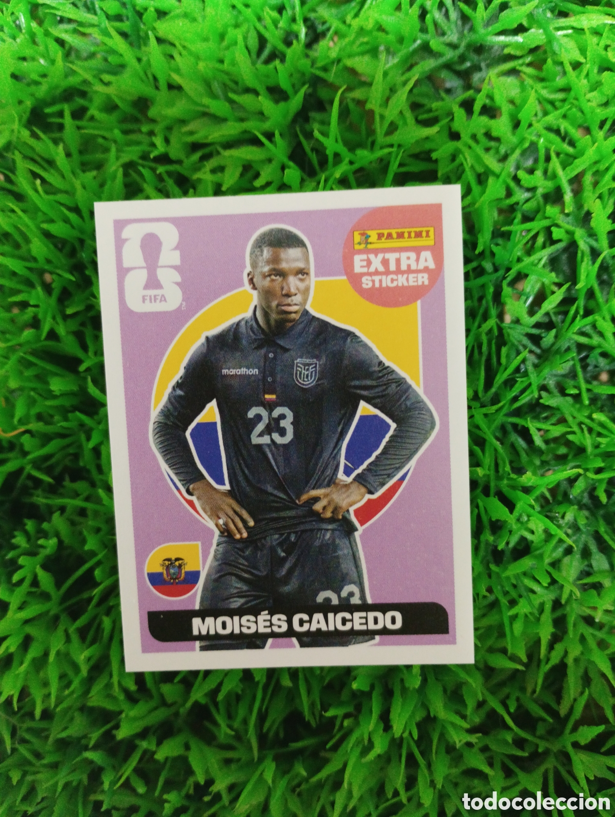 Cromos de F&uacute;tbol: Caicedo Ecuador Mundial Fifa World Cup 2026 Extra Sticker NUNCA PEGADO