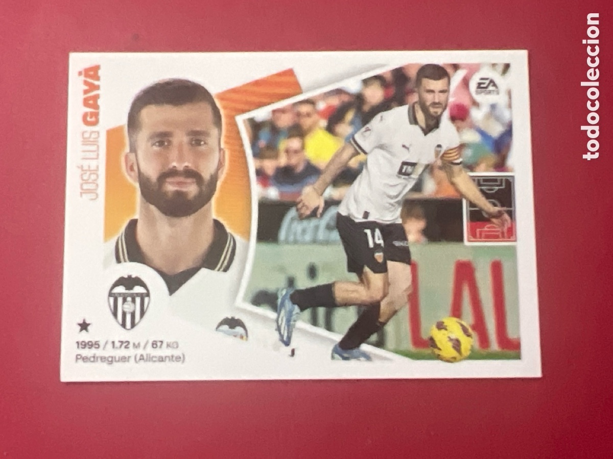 Cromos de F&uacute;tbol: C7135. Gay&aacute;, Valencia CF, Panini Ediciones Liga Este 2024 2025 24 25