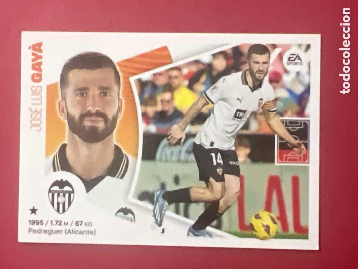 Cromos de F&uacute;tbol: C7136. Gay&aacute;, Valencia CF, Panini Ediciones Liga Este 2024 2025 24 25
