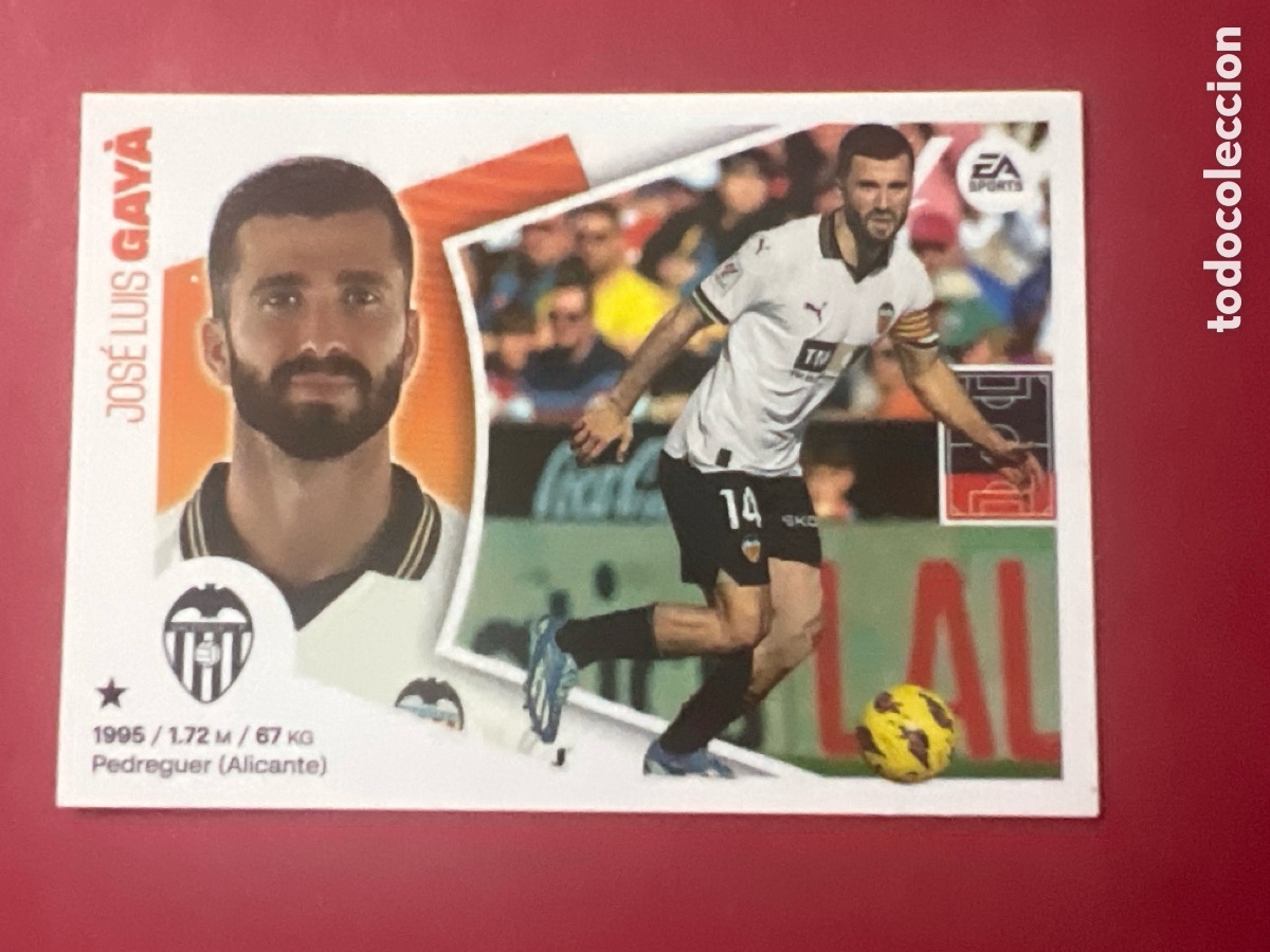 Cromos de F&uacute;tbol: C7138. Gay&aacute;, Valencia CF, Panini Ediciones Liga Este 2024 2025 24 25