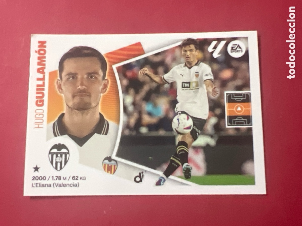 Cromos de F&uacute;tbol: C7140. 11 Guillam&oacute;n, Valencia CF, Panini Ediciones Liga Este 2024 2025 24 25