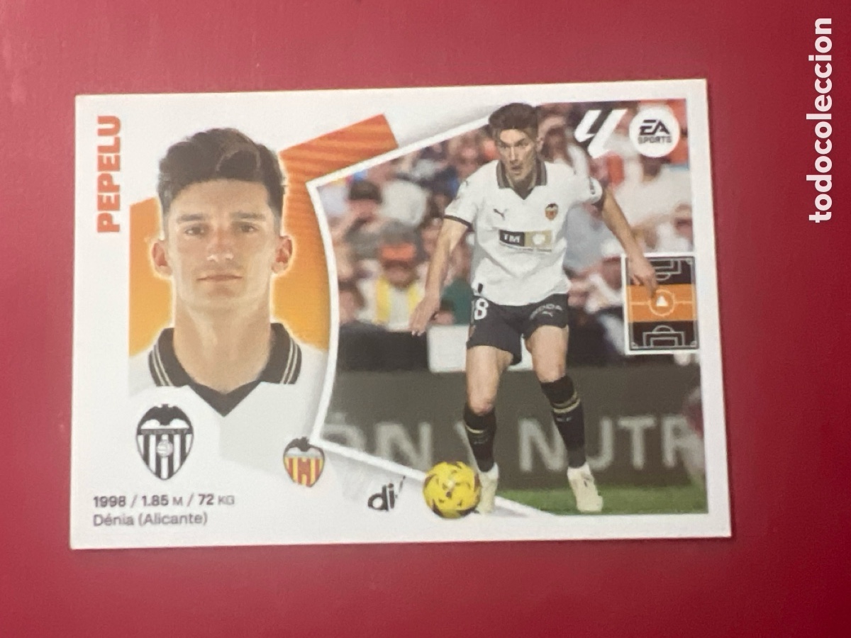 Cromos de F&uacute;tbol: C7145. PEPELU VALENCIA N&ordm; 12 LIGA 2024 2025 ESTE 24 25 PANINI