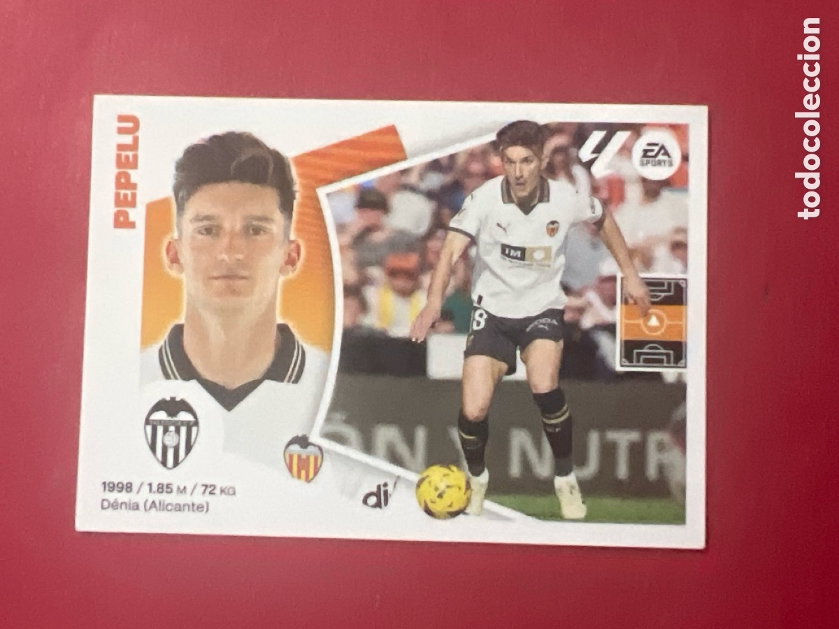 Cromos de F&uacute;tbol: C7149. PEPELU VALENCIA N&ordm; 12 LIGA 2024 2025 ESTE 24 25 PANINI