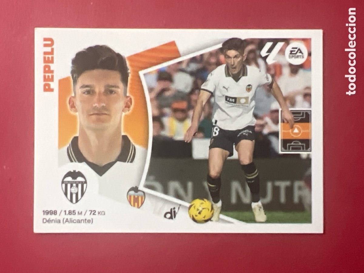 Cromos de F&uacute;tbol: C7150. PEPELU VALENCIA N&ordm; 12 LIGA 2024 2025 ESTE 24 25 PANINI