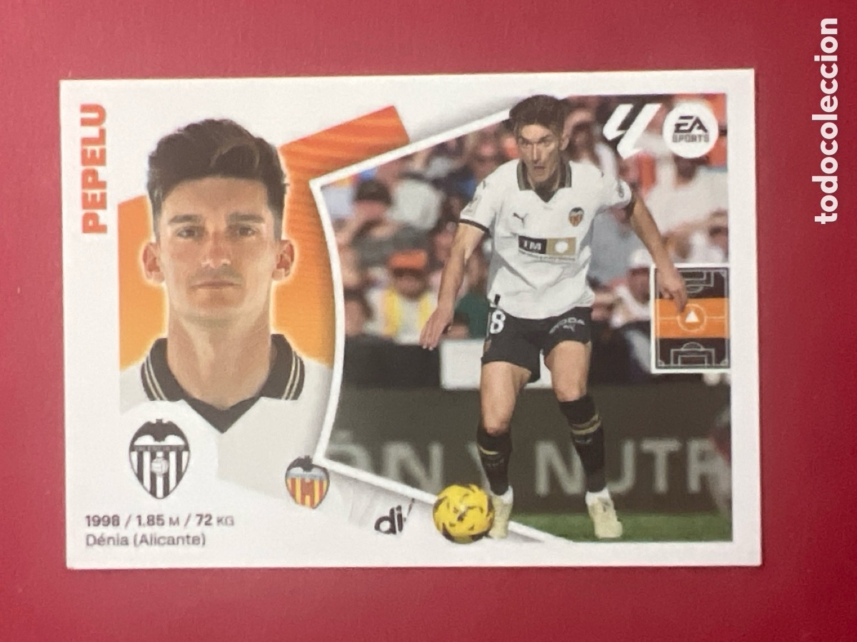 Cromos de F&uacute;tbol: C7151. PEPELU VALENCIA N&ordm; 12 LIGA 2024 2025 ESTE 24 25 PANINI