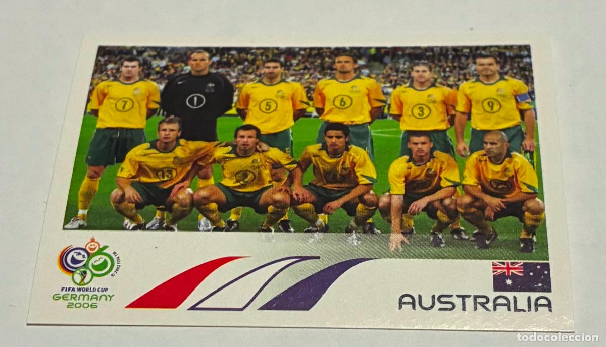 Cromos de F&uacute;tbol: CROMO FUTBOL MUNDIAL ALEMANIA 2006, Numero 416, ALINEACION AUSTRALIA