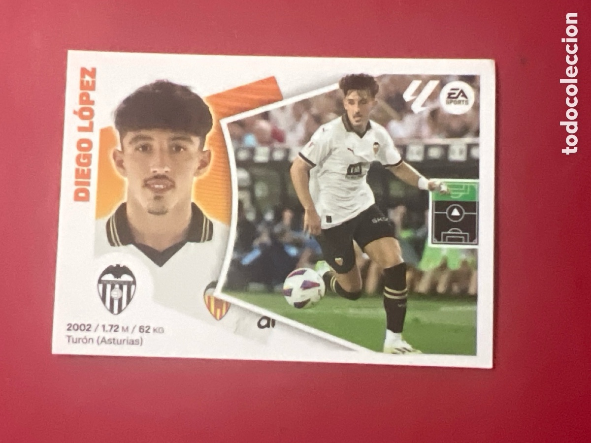 Cromos de F&uacute;tbol: C7164. DIEGO LOPEZ VALENCIA N&ordm; 17 LIGA 2024 2025 ESTE 24 25 PANINI
