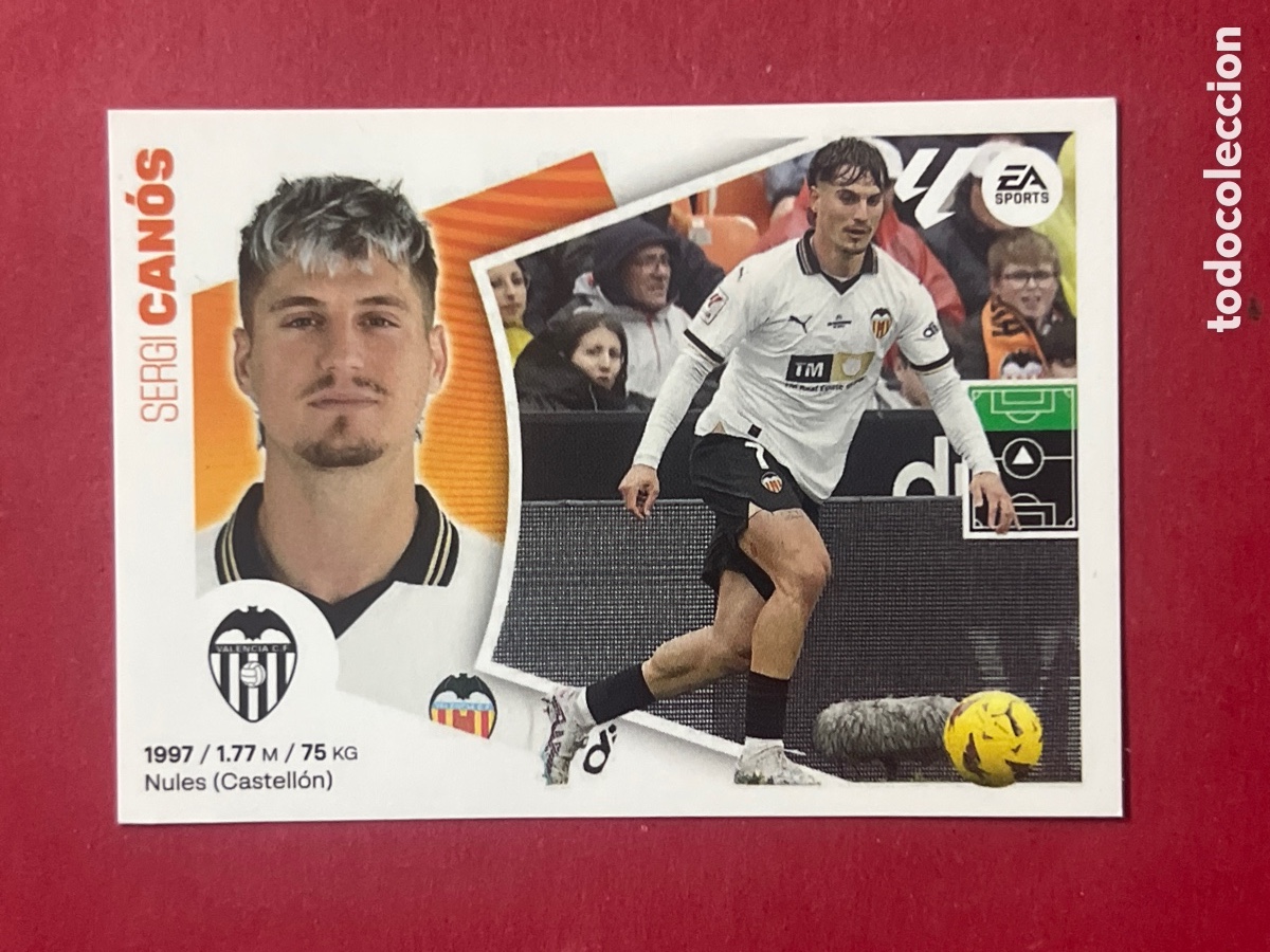 Cromos de F&uacute;tbol: C7165. CAN&Oacute;S VALENCIA CF CROMO N&deg; 18 LIGA ESTE 2024-2025 24-25 PANINI