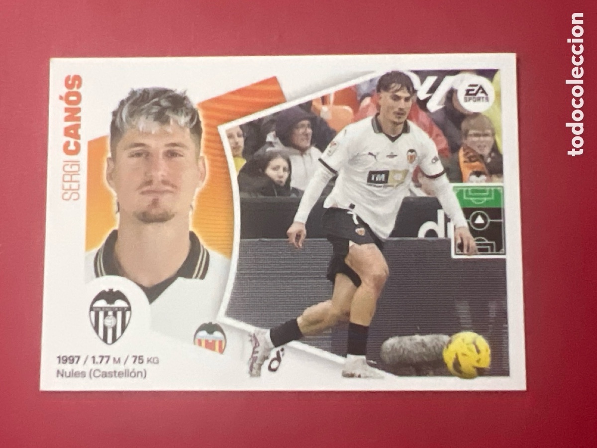 Cromos de F&uacute;tbol: C7169. CAN&Oacute;S VALENCIA CF CROMO N&deg; 18 LIGA ESTE 2024-2025 24-25 PANINI