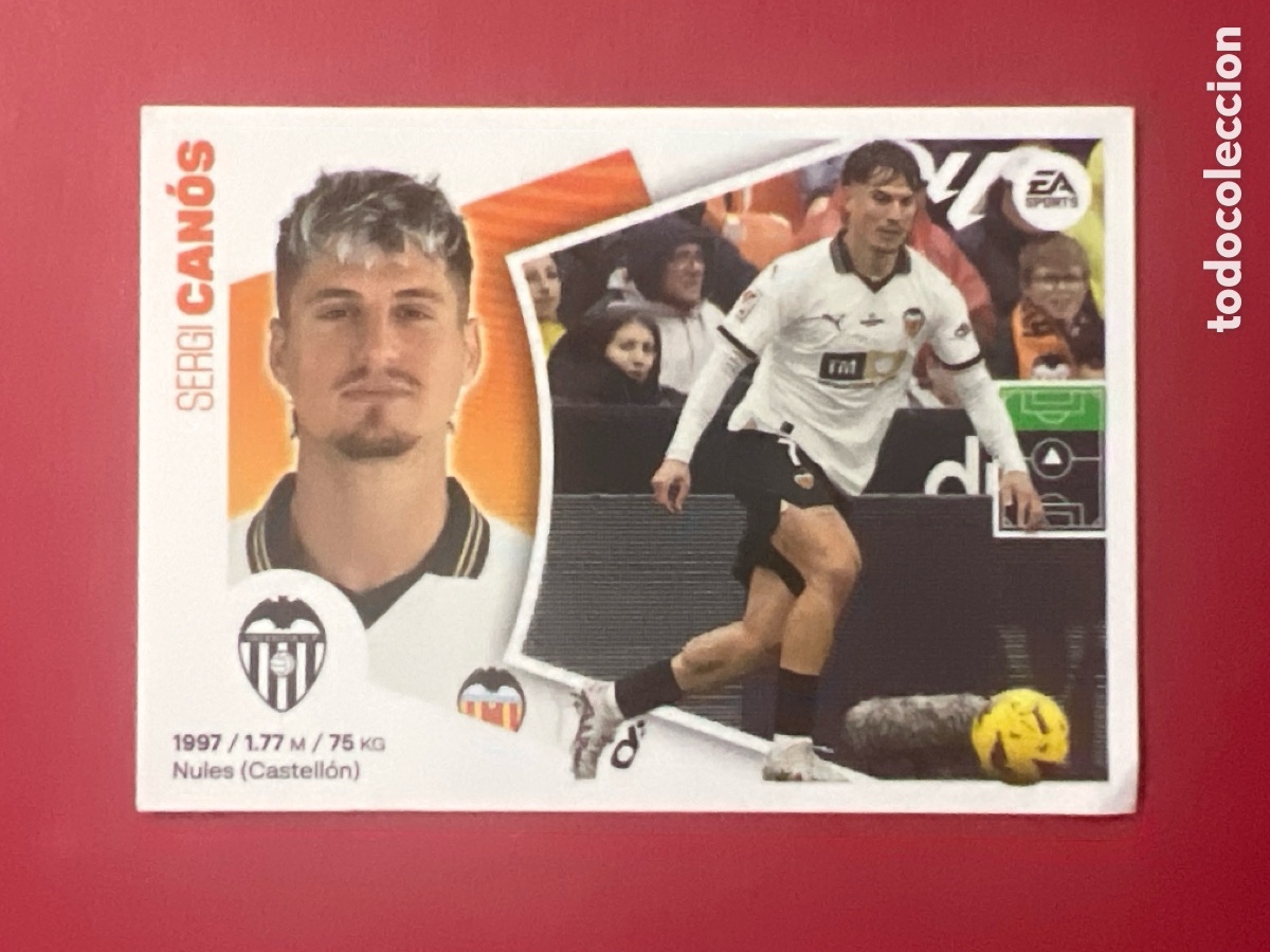 Cromos de F&uacute;tbol: C7171. CAN&Oacute;S VALENCIA CF CROMO N&deg; 18 LIGA ESTE 2024-2025 24-25 PANINI