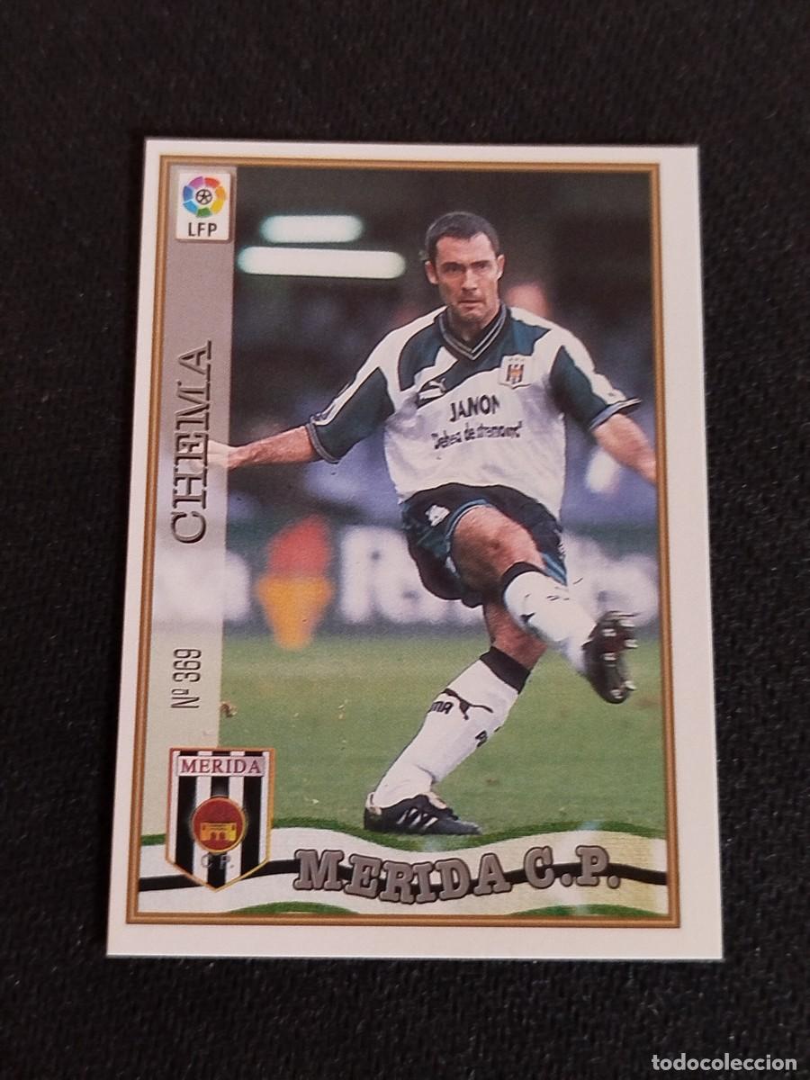 Cromos de F&uacute;tbol: 369. Chema (M&eacute;rida) Mundicromo - Las Fichas de la Liga 97-98